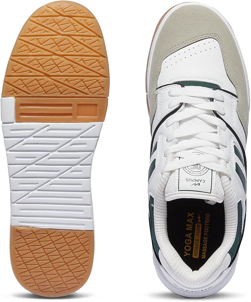 campus sneaker - OFF WHT/GRN
