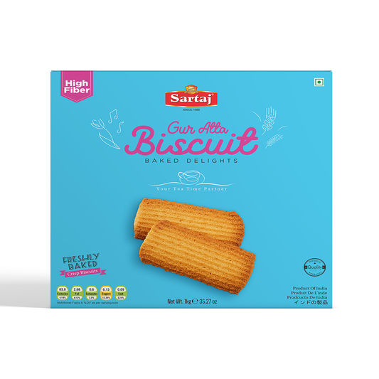 Sartaj Gur Atta Biscuit-1kg