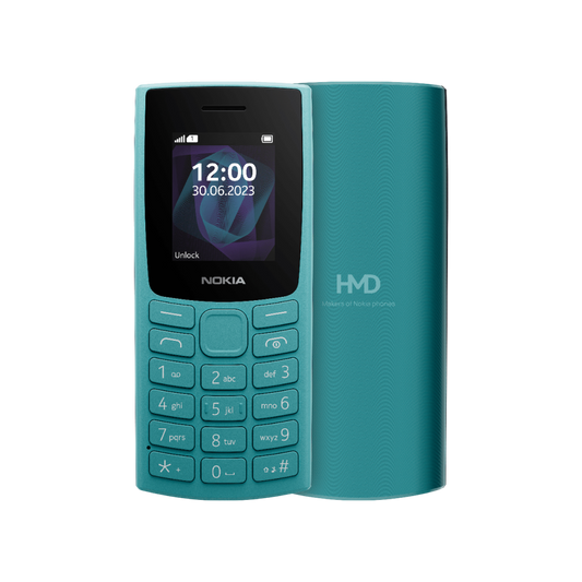 Nokia 105 Single Sim- 2G Keypad Mobile (4 MB, 4 MB, Cyan, 1.8")