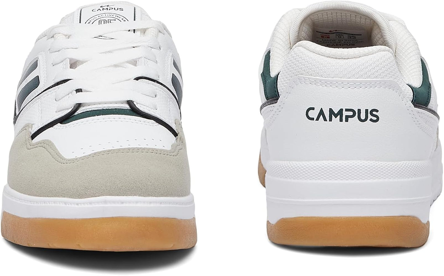 campus sneaker - OFF WHT/GRN
