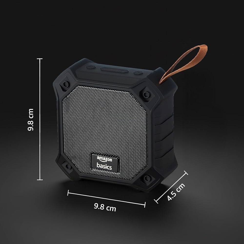 Amazon basics amazon basics Visit the store 4.0 4.0 out of 5 stars (5,837) amazon basics 5W Bluetooth 5.3 Speaker, Upto 36 Hrs Playtime, True Wireless Technology, Built in Mic, Multiple Connectivity Modes (Black)