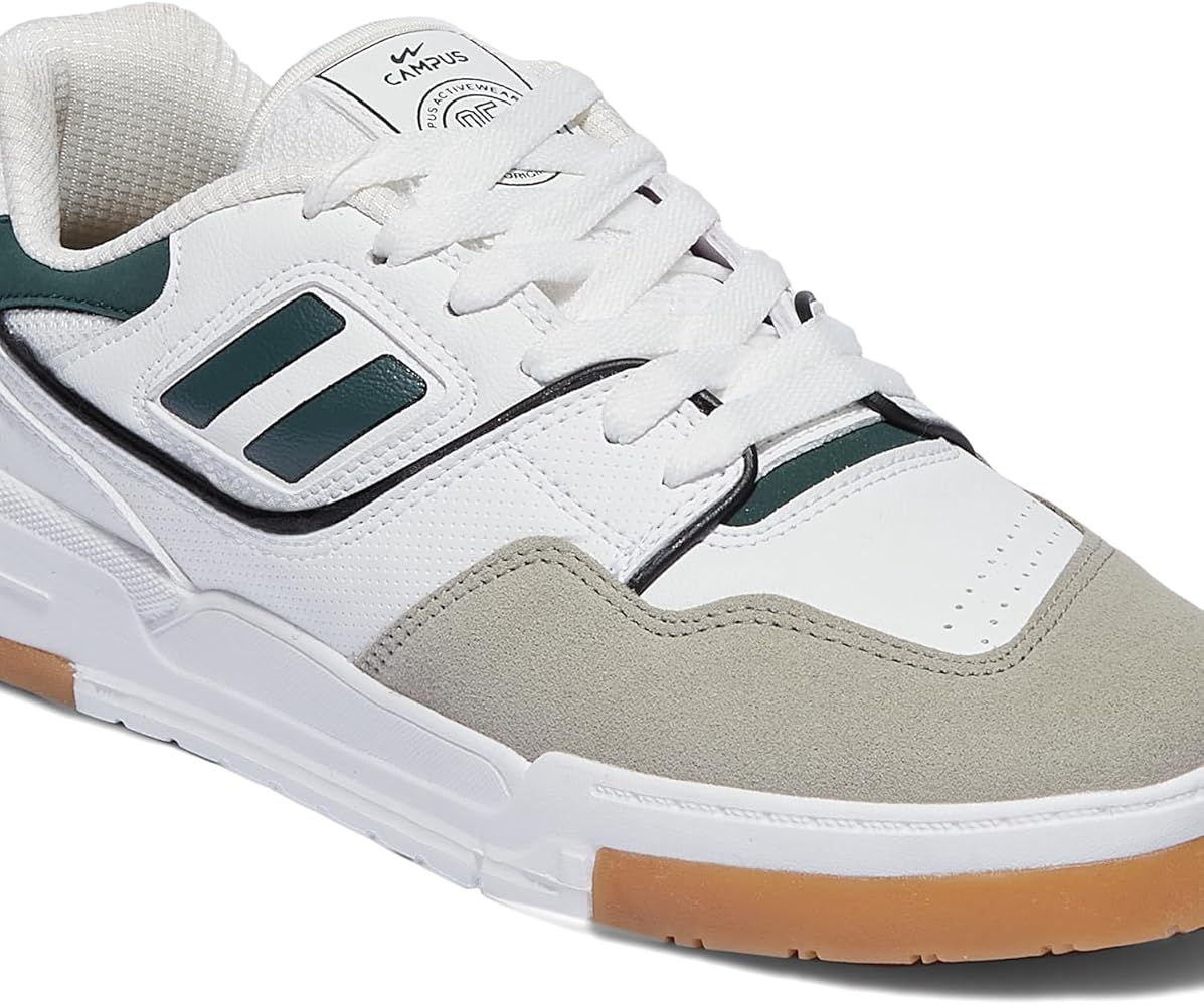 campus sneaker - OFF WHT/GRN