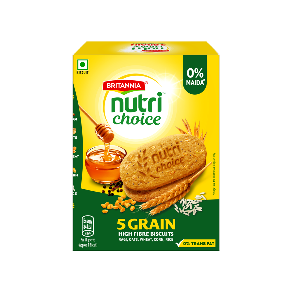 Britannia NutriChoice 5 Grain Digestive Biscuit- 200 g