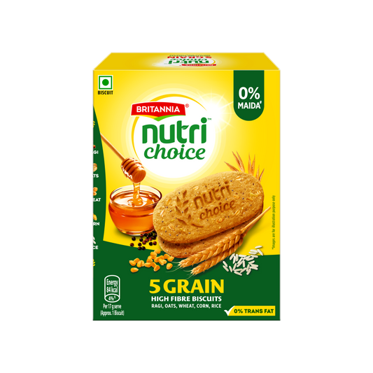 Britannia NutriChoice 5 Grain Digestive Biscuit- 200 g