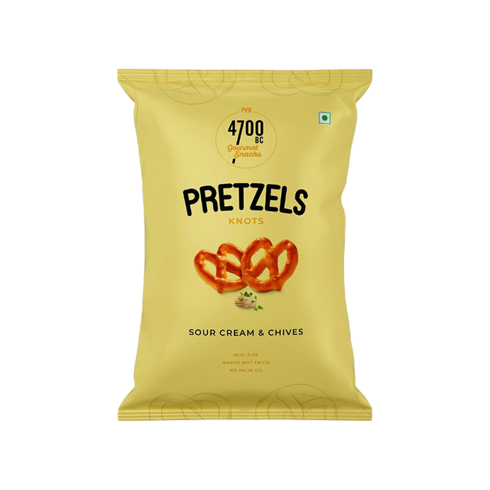 4700BC Sour Cream & Chives Pretzels Knots-3×50g